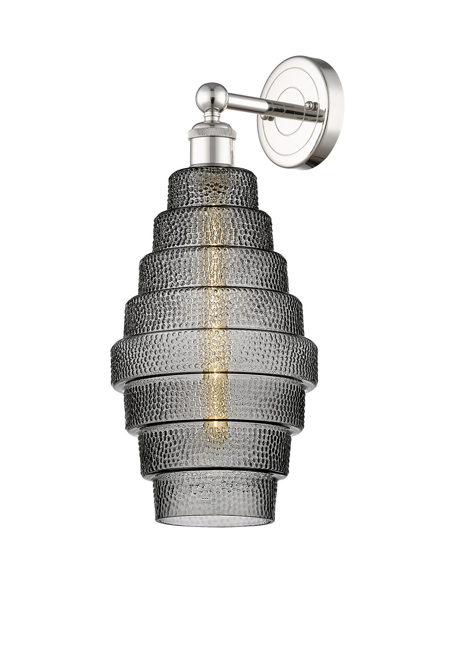 INNOVATIONS 616-1W-PN-G673-8 Cascade 1 8 inch Sconce Polished Nickel