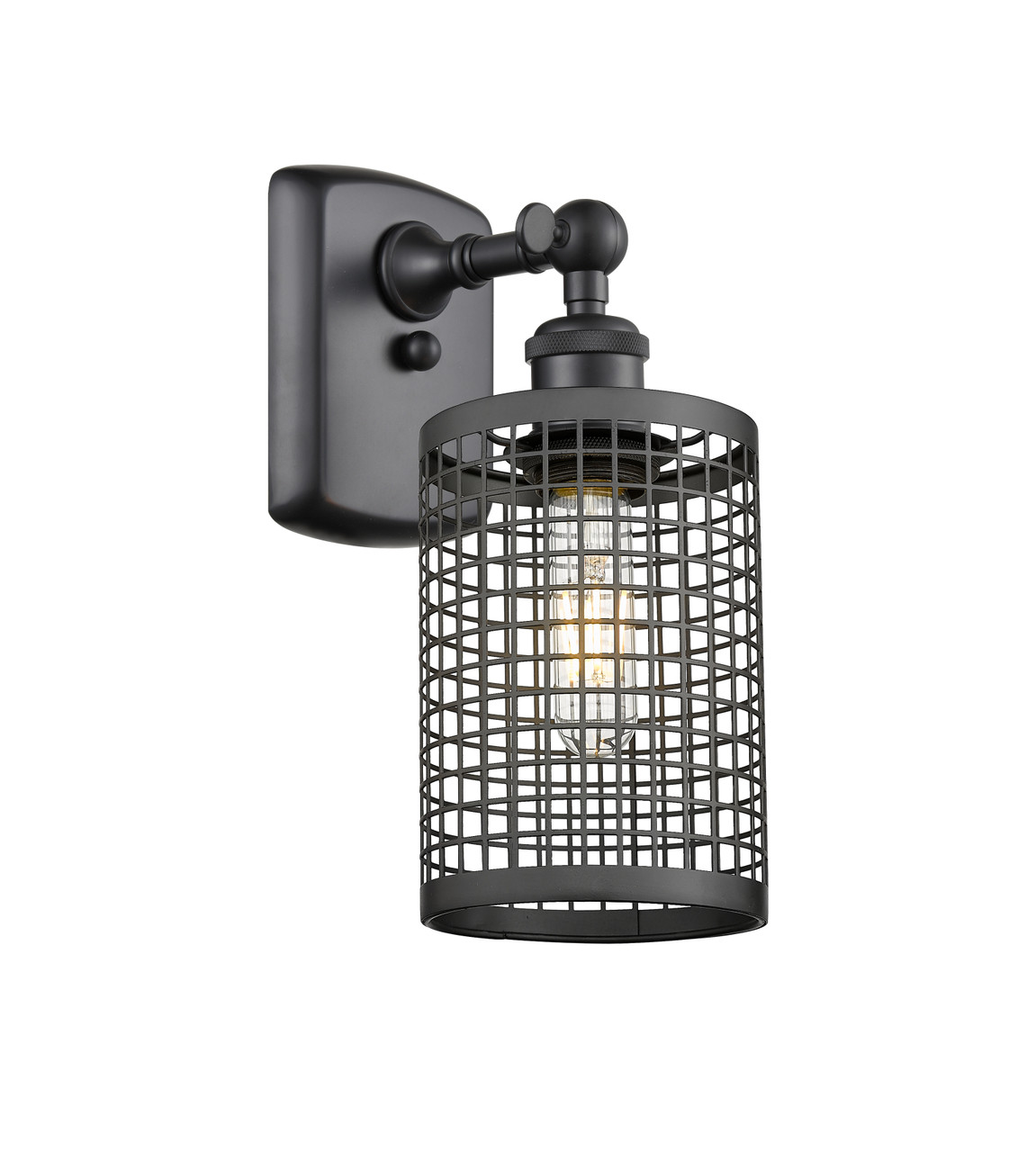 INNOVATIONS 516-1W-BK-M18-BK Nestbrook 1 5 inch Sconce Matte Black