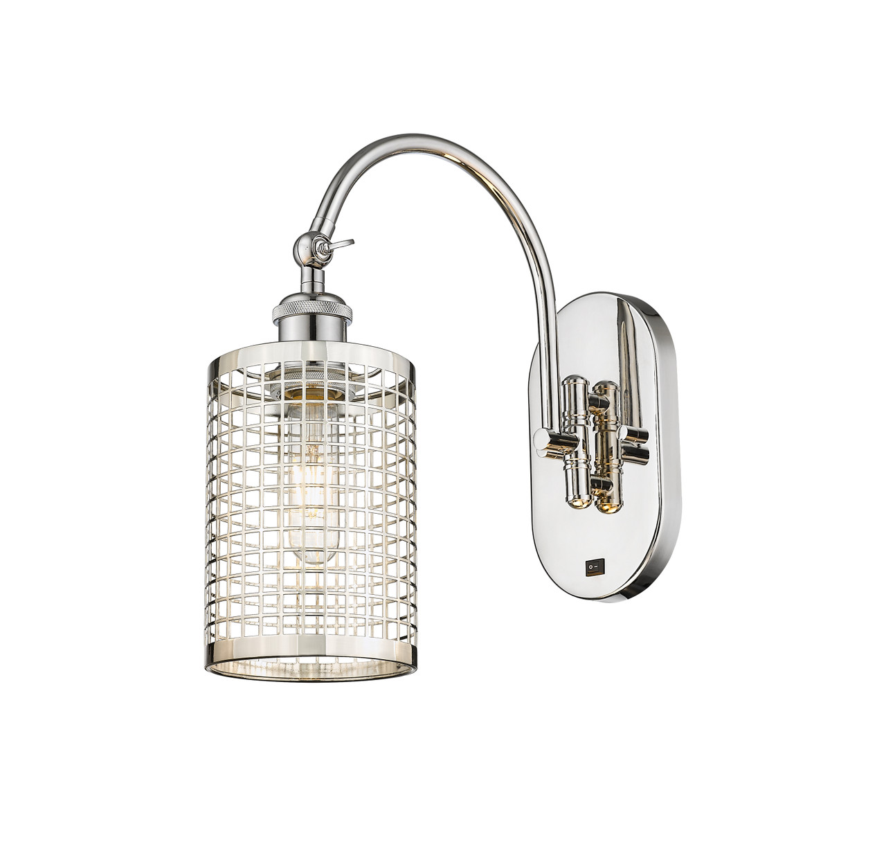 INNOVATIONS 518-1W-PN-M18-PN Nestbrook 1 5 inch Sconce Polished Nickel