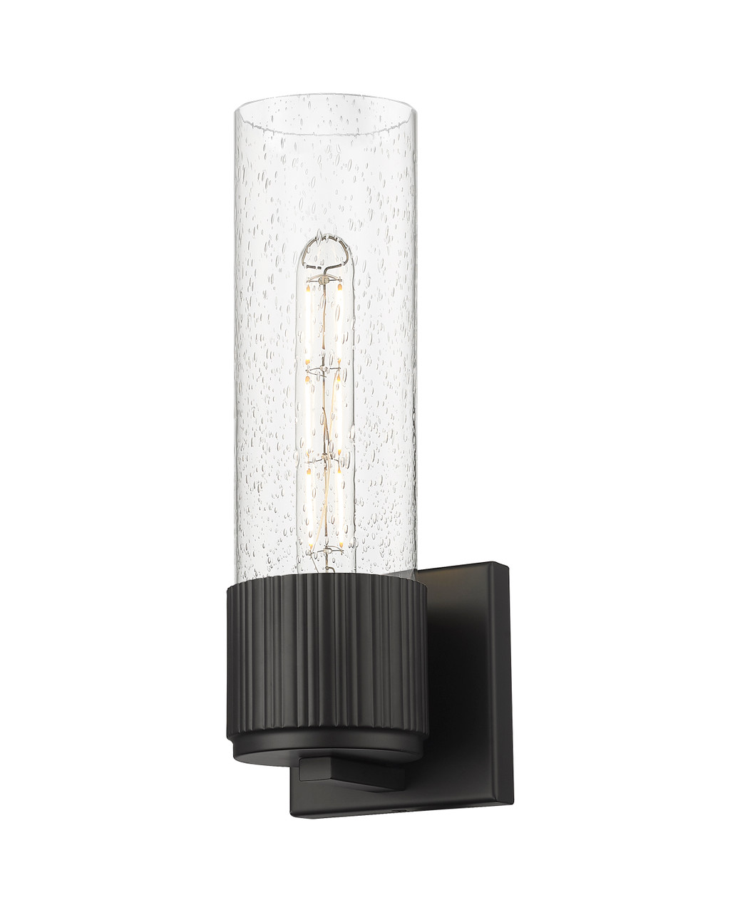 INNOVATIONS 428-1W-BK-G428-12SDY Bolivar 1 5 inch Sconce Matte Black