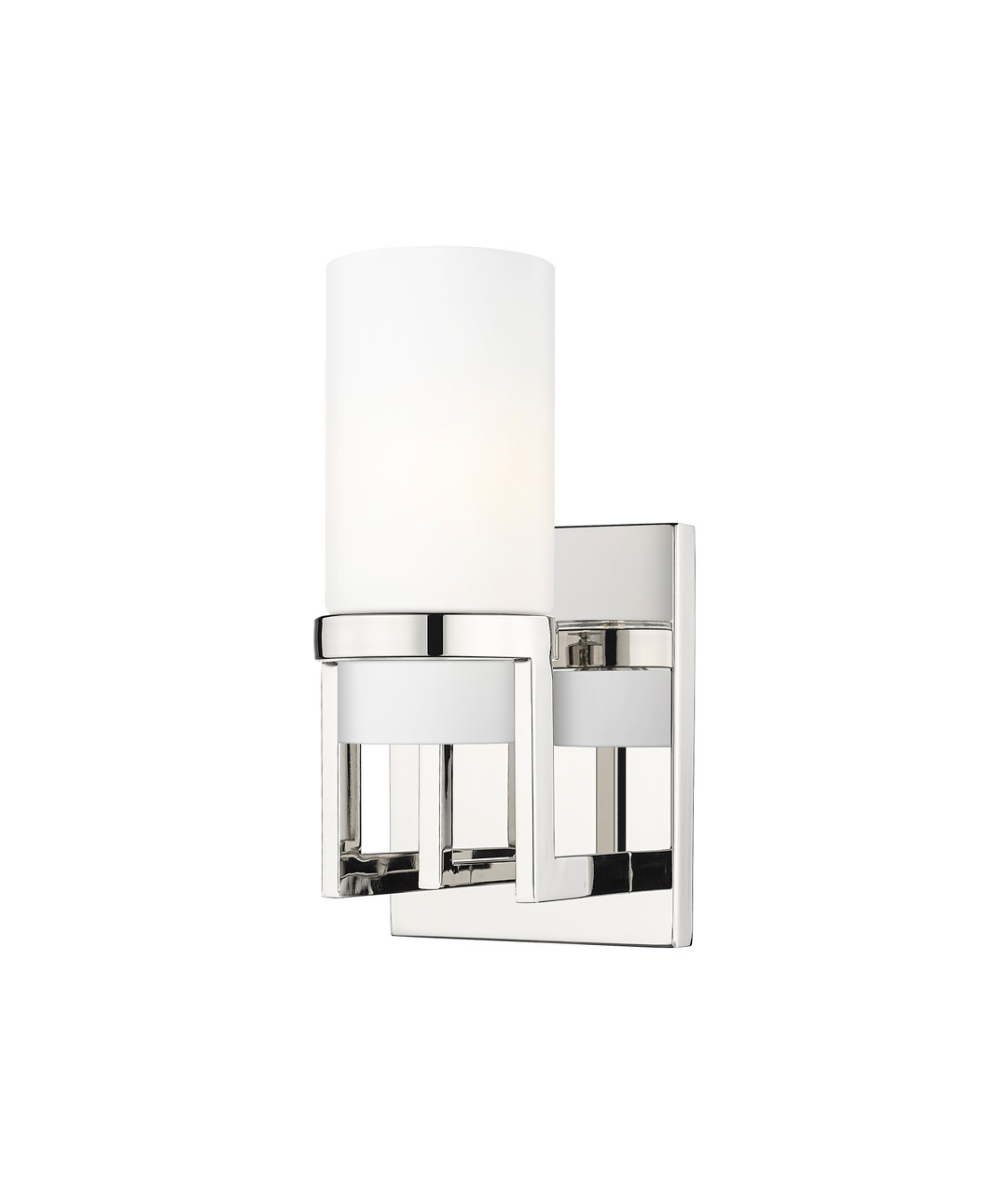 INNOVATIONS 426-1W-PN-G426-8WH Utopia 1 4.75 inch Sconce Polished Nickel