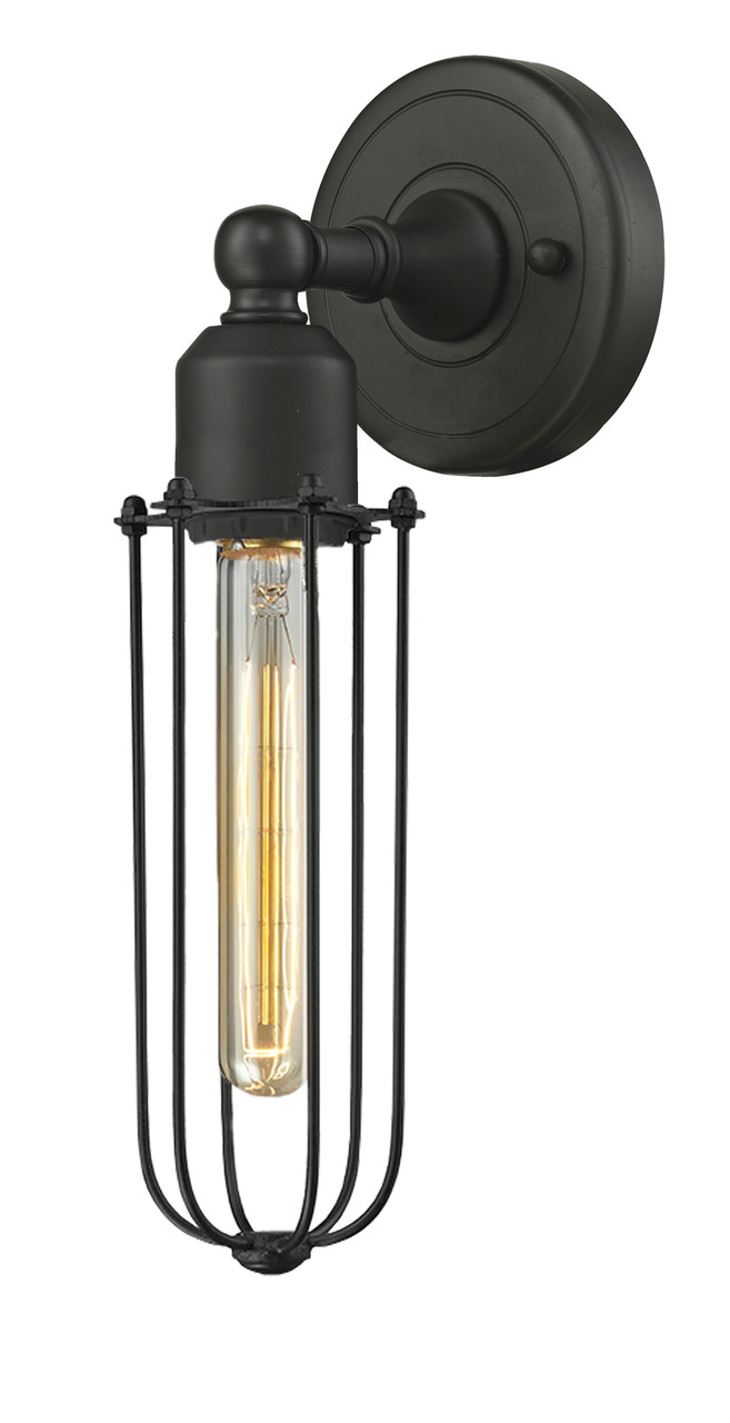 INNOVATIONS 900-1W-OB-CE225-LED Muselet 1 Light Sconce part of the Austere Collection Oil Rubbed Bronze
