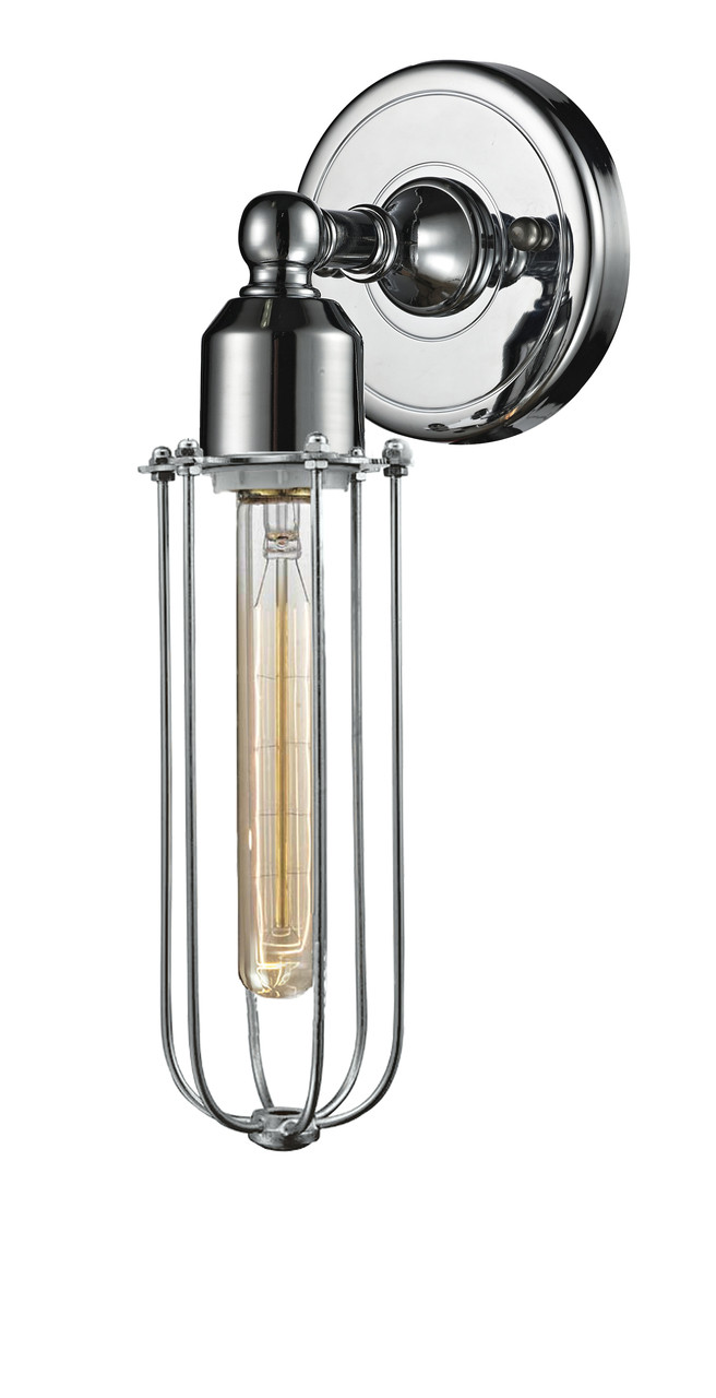 INNOVATIONS 900-1W-PC-CE225-LED Muselet 1 Light Sconce part of the Austere Collection Polished Chrome