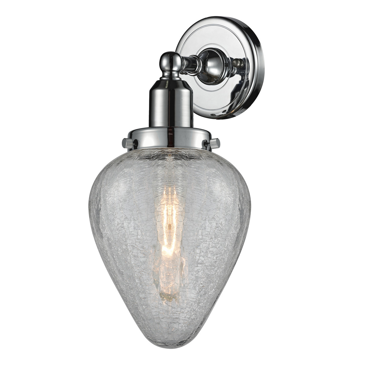 INNOVATIONS 900H-1W-PC-G165-LED Acorn 1 Light Sconce part of the Austere Collection Polished Chrome