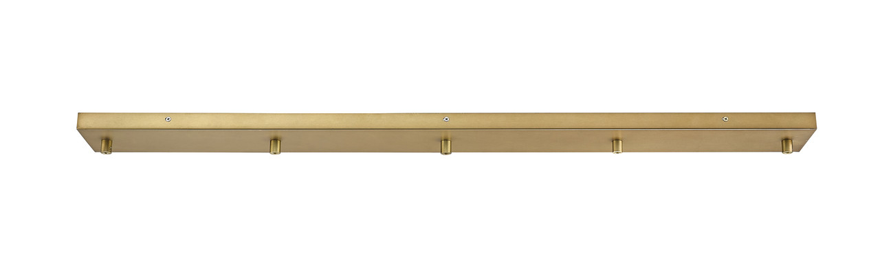 Z-LITE CP4205L-RB 5-Light Ceiling Plate, Rubbed Brass