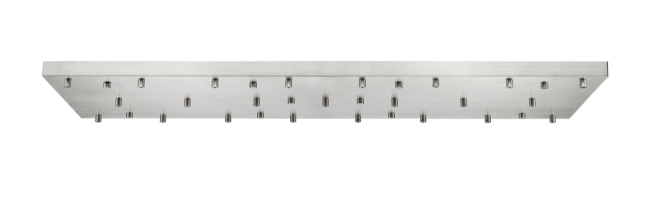 Z-LITE CP5423L-BN 23-Light Ceiling Plate, Brushed Nickel