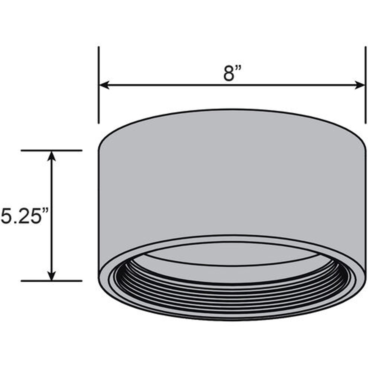 ACCESS LIGHTING 50007LEDD-WH/ACR-120V LED Flush Mount