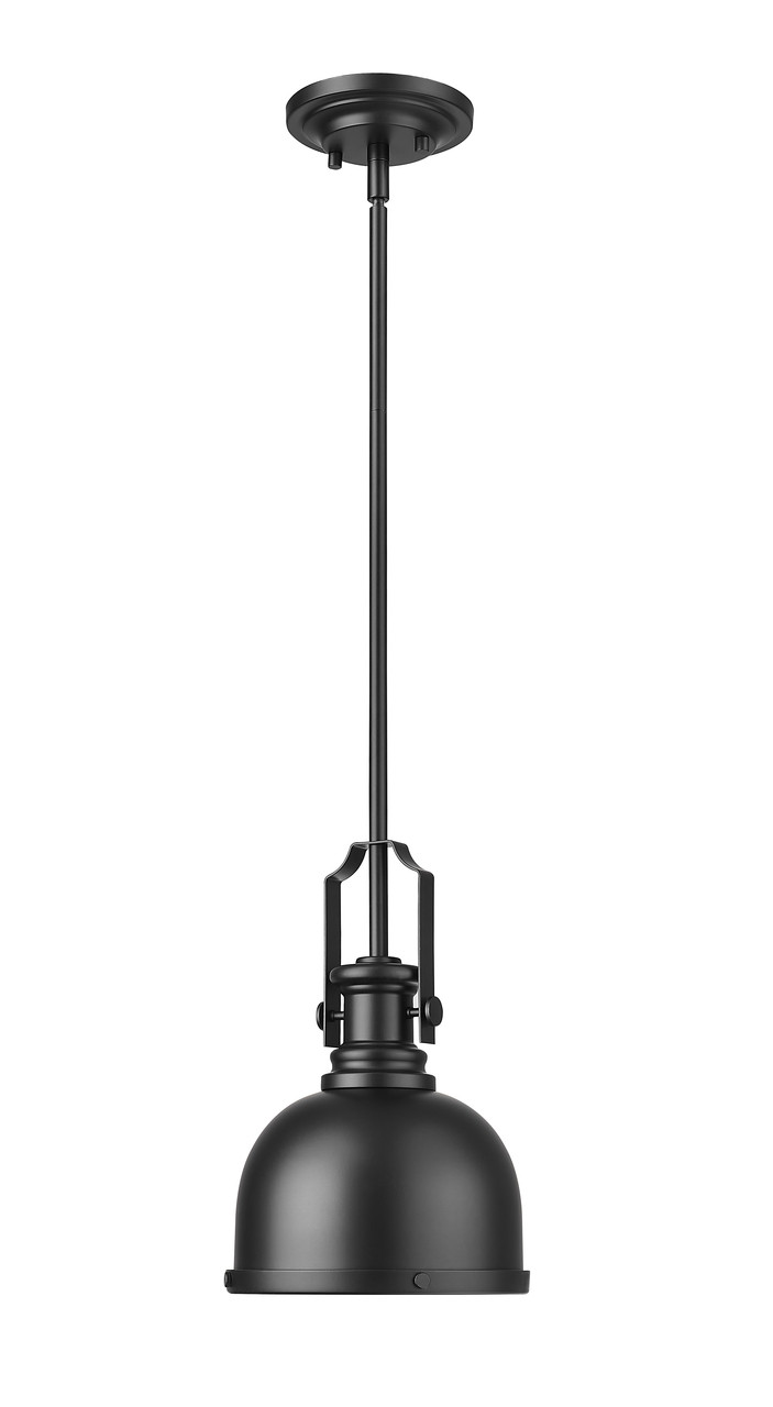 Z-LITE 725MP-MB 1 Light Pendant,Matte Black