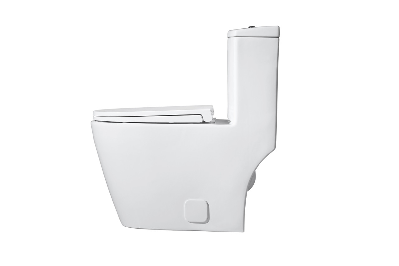 Elegant Kitchen and Bath TOL2002 Winslet One-piece elongated Toilet 28x16x29 in White