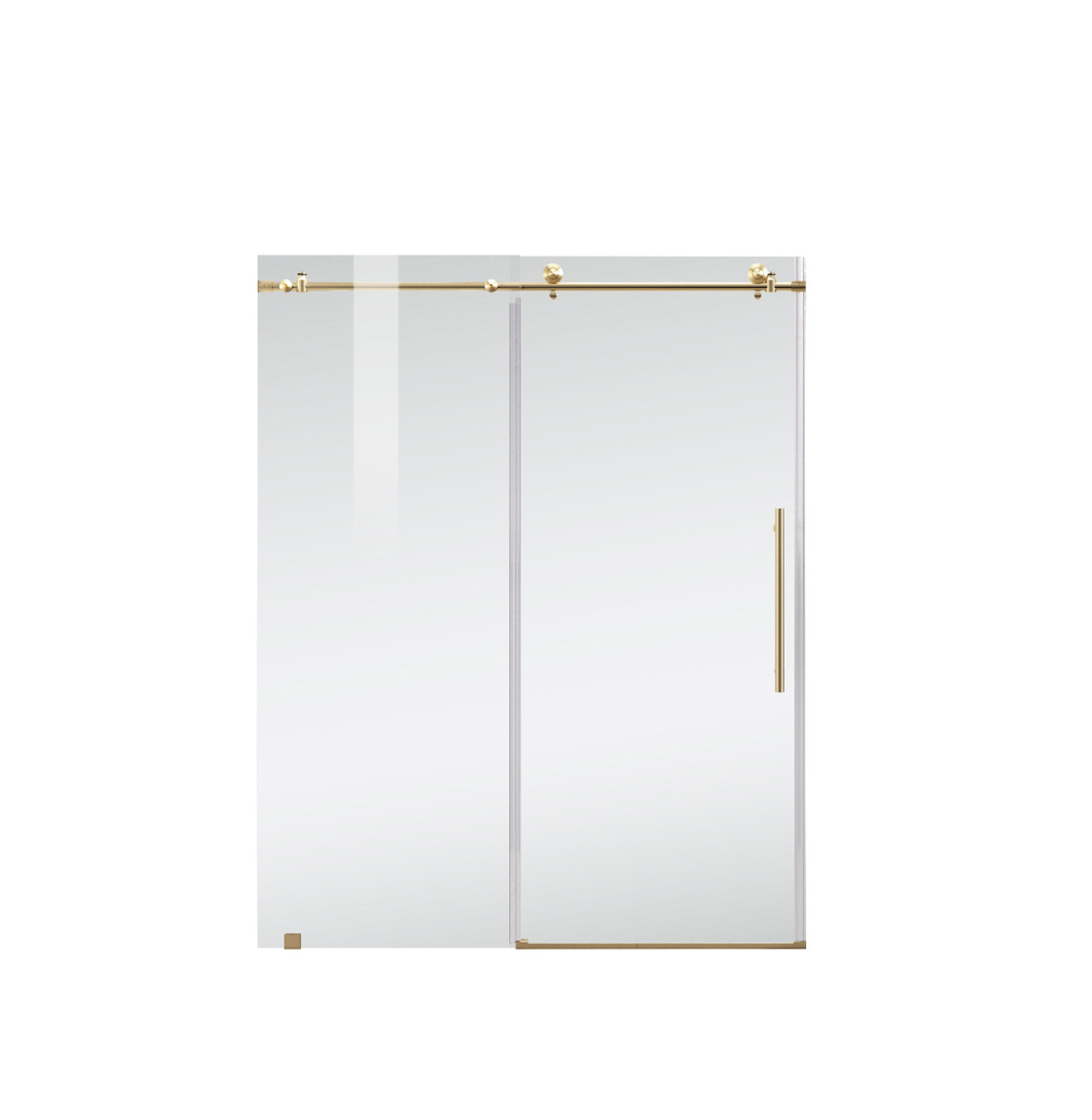 Elegant Kitchen and Bath SD101-6076BGD Frameless shower door 60 x 76 Brushed Gold