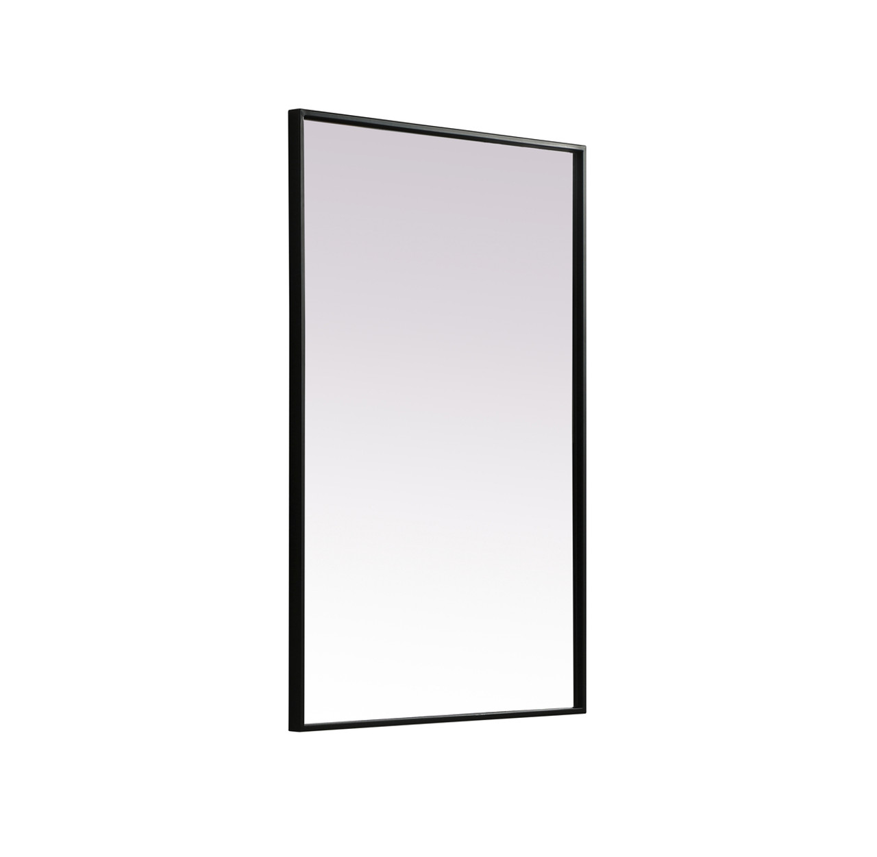 Elegant Decor MR42436BK Metal Frame Rectangle Mirror 24x36 Inch in Black Elegant Decor MR42436BK Metal Frame Rectangle Mirror 24x36 Inch in Black