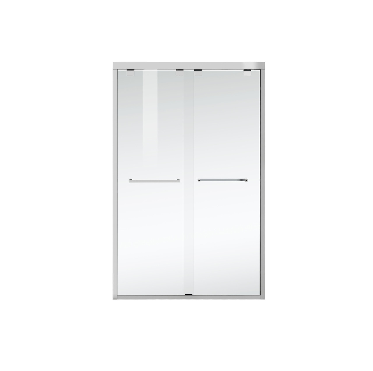 Elegant Kitchen and Bath SD303-4876PCH Semi-frameless shower door 48 x 76 Polished Chrome