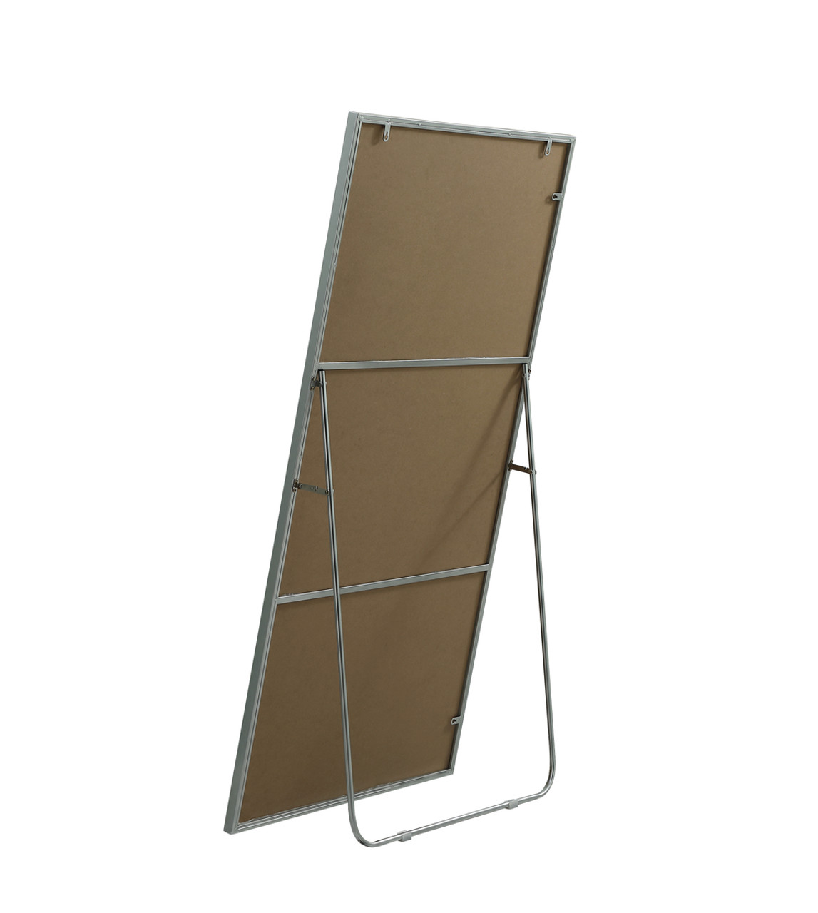 Elegant Decor MR4FL3060S Metal Frame Rectangle Full Length Mirror 30x60 Inch in Silver