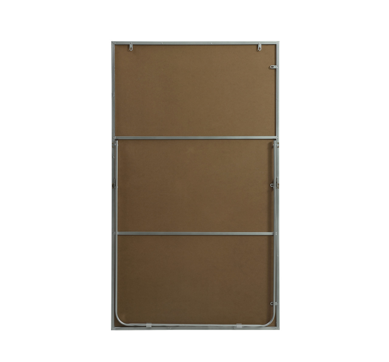 Elegant Decor MR4FL3660S Metal Frame Rectangle Full Length Mirror 36x60 Inch in Silver