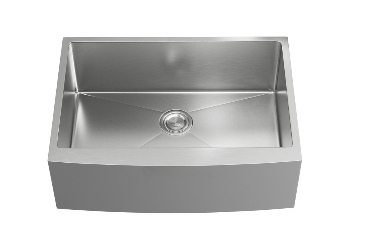 Elegant Kitchen and Bath SK30130 Stainless Steel farmhouse kitchen sink L30'' x W21'' x H10"