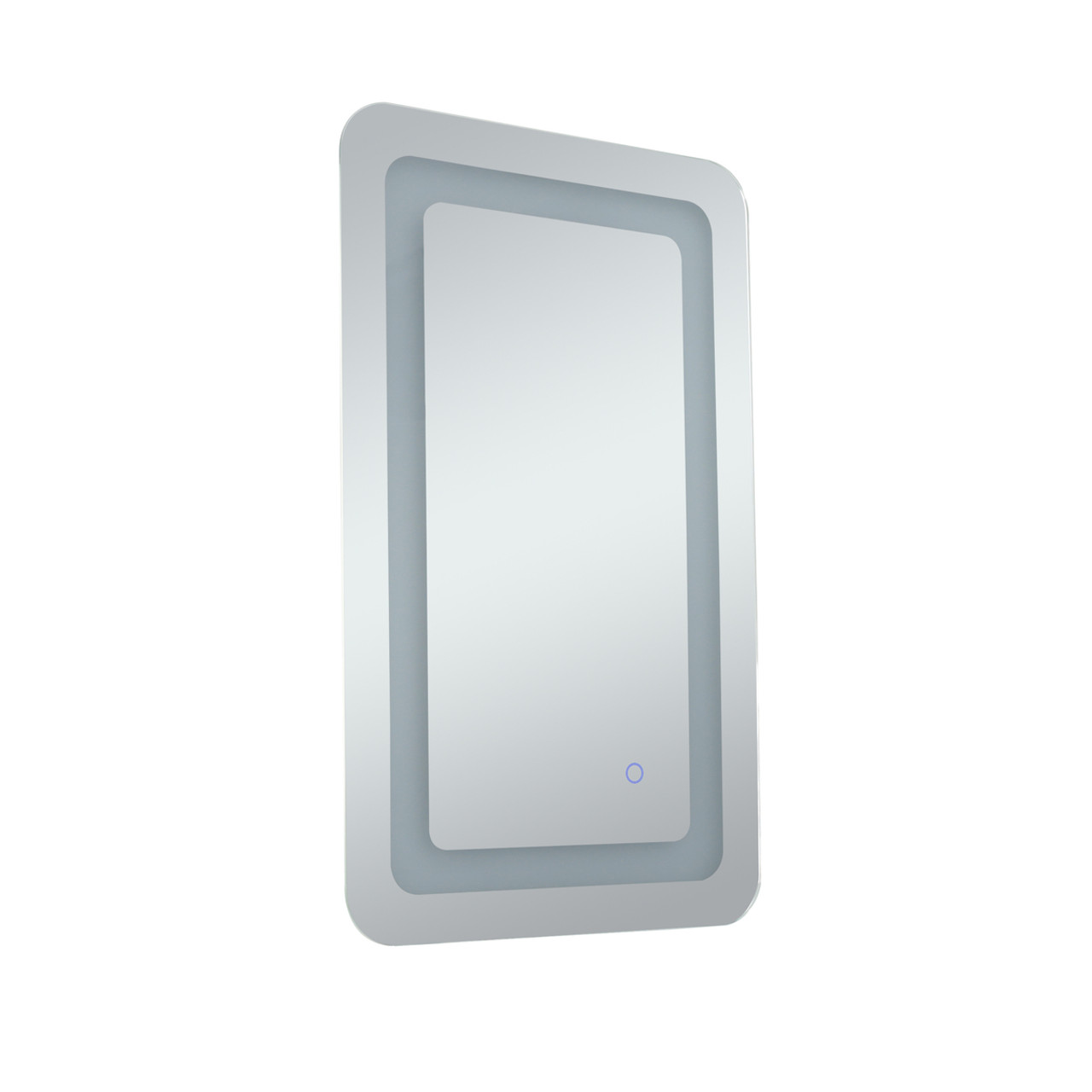 Elegant Decor MRE32730 Genesis 27in x 30in soft edge LED mirror