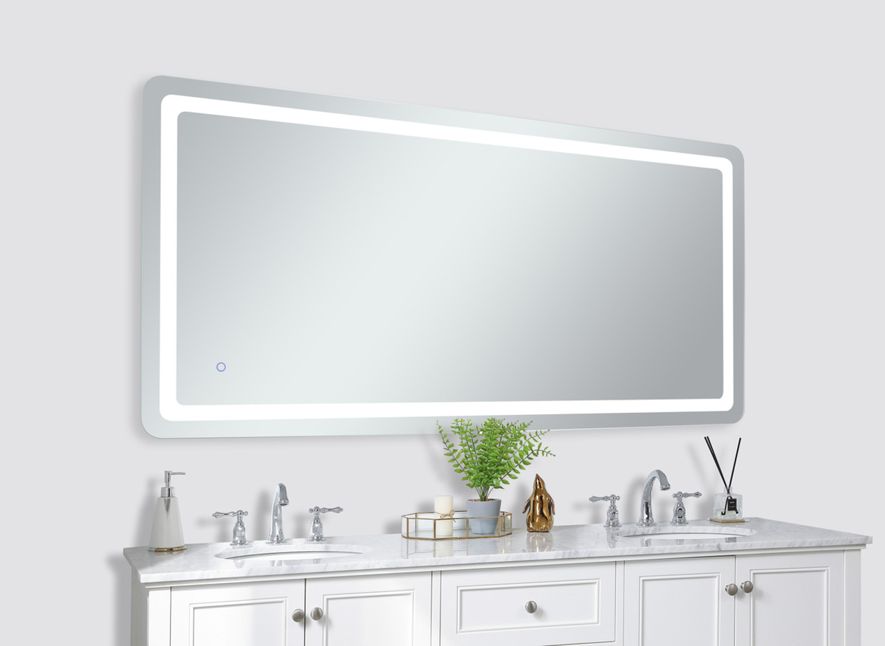 Elegant Decor MRE33672 Genesis 36in x 72in soft edge LED mirror