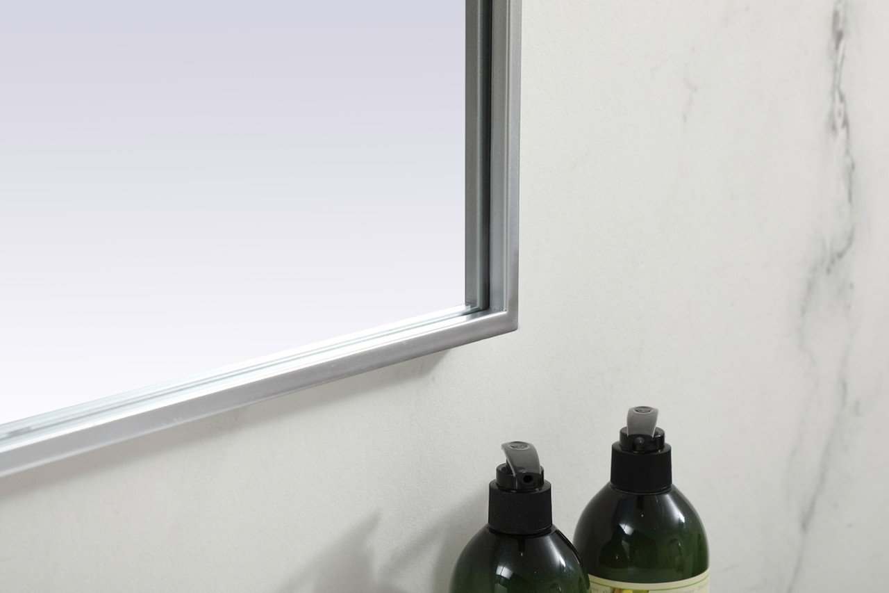 Elegant Decor MR1B3642SIL Metal Frame Arch Mirror 36x42 Inch in Silver Elegant Decor MR1B3642SIL Metal Frame Arch Mirror 36x42 Inch in Silver