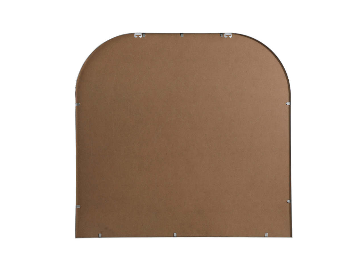 Elegant Decor MR1B4038SIL Metal Frame Arch Mirror 40x38 Inch in Silver Elegant Decor MR1B4038SIL Metal Frame Arch Mirror 40x38 Inch in Silver