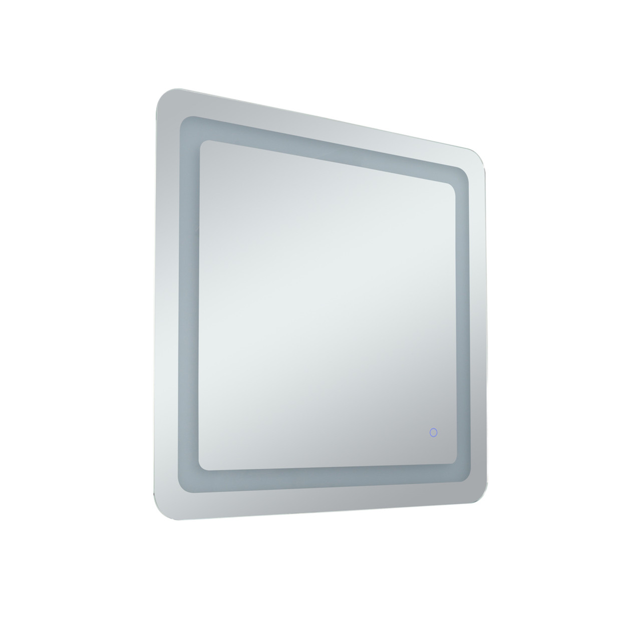 Elegant Decor MRE33030 Genesis 30in x 30in soft edge LED mirror