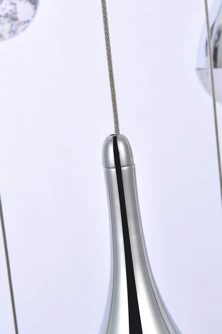 Elegant Lighting 3816D36C Amherst 36 inch LED chandelier in chrome Elegant Lighting 3816D36C Amherst 36 inch LED chandelier in chrome