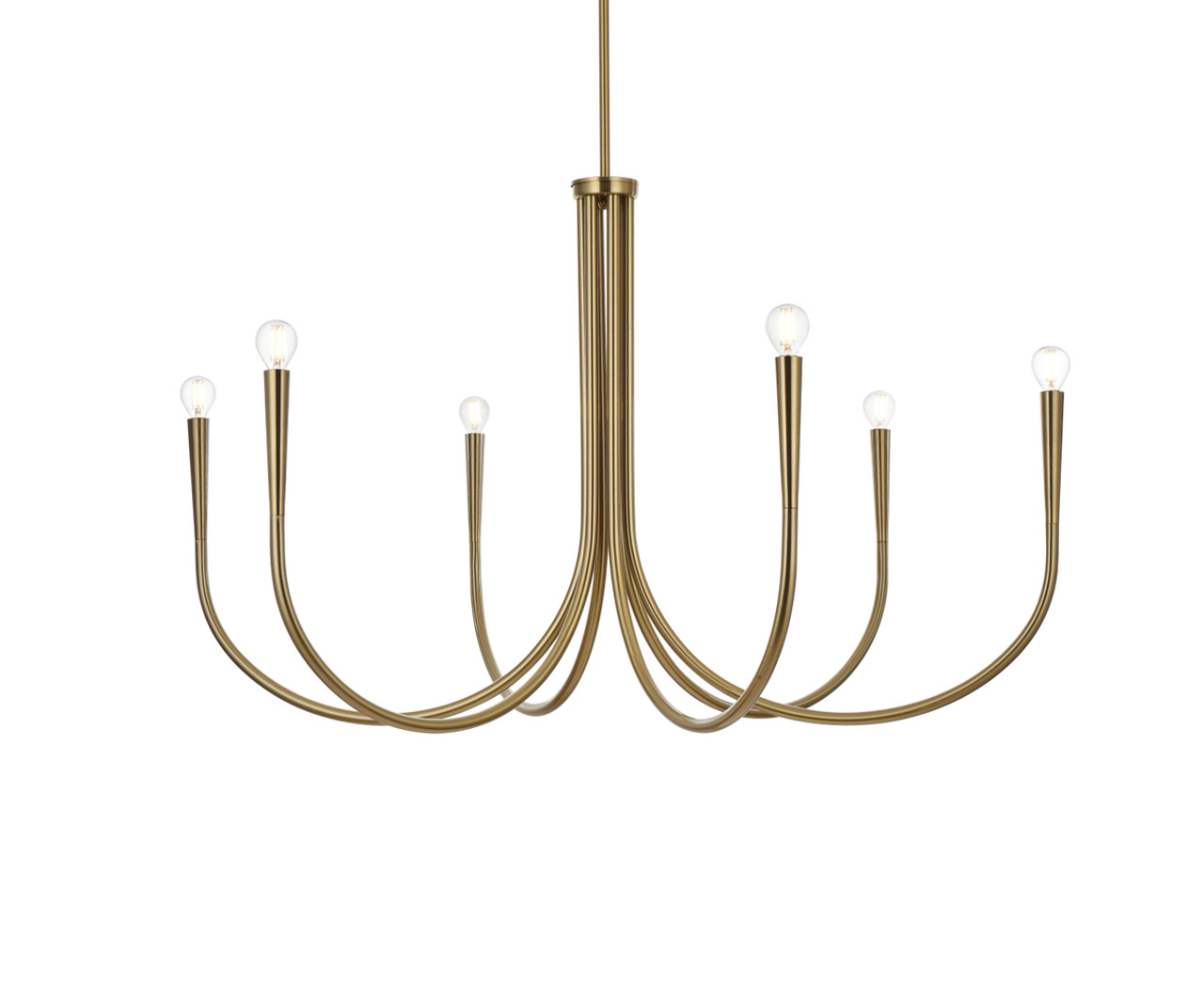 Living District LD722D42SG Layne 42 inch chandelier in Gold