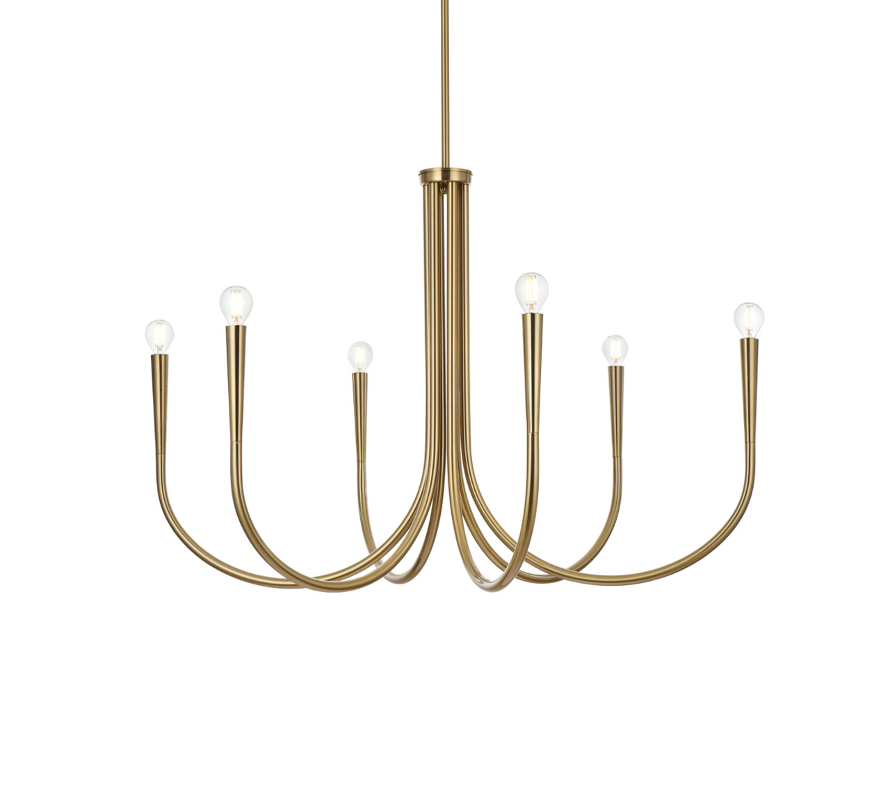 Living District LD722D36SG Layne 36 inch chandelier in Gold