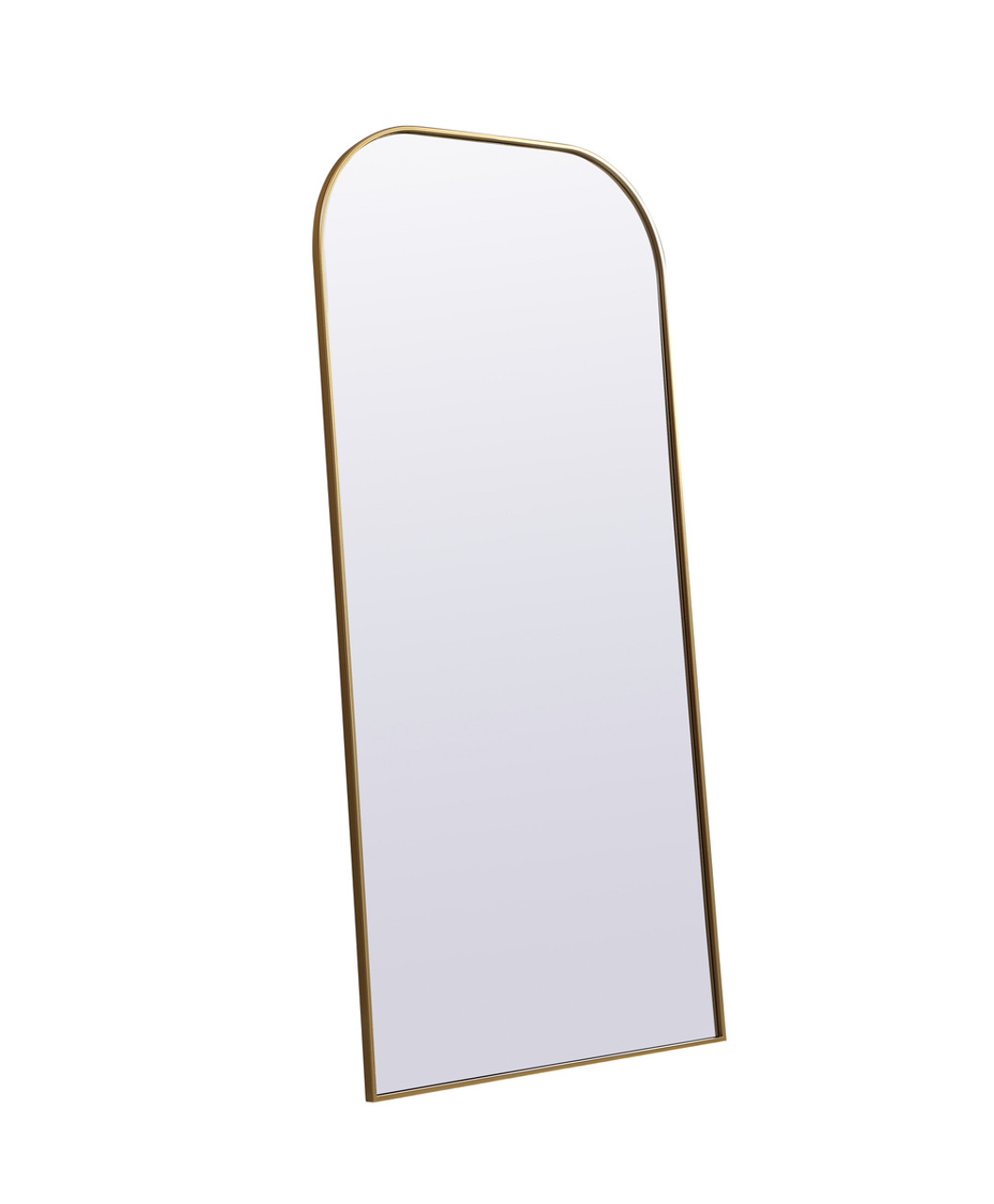 Elegant Decor MR1B3572BRS Metal Frame Arch Full Length Mirror 35x72 Inch in Brass Elegant Decor MR1B3572BRS Metal Frame Arch Full Length Mirror 35x72 Inch in Brass