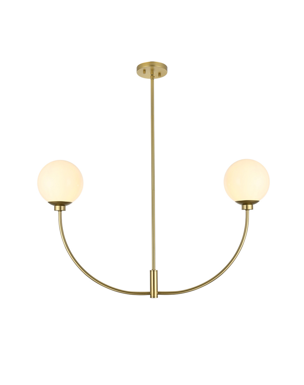 Living District LD816D36BR Nyomi 36 inch chandelier in Brass