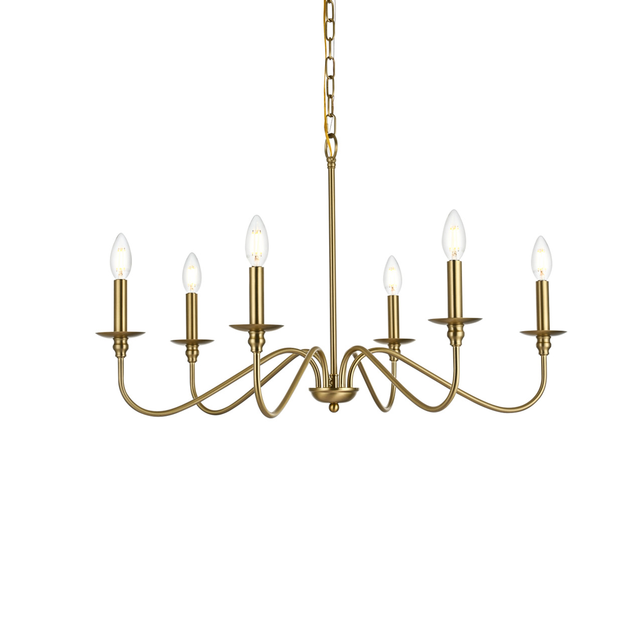 Living District LD5056D30SG Rohan 30 inch chandelier in Satin Gold Living District LD5056D30SG Rohan 30 inch chandelier in Satin Gold