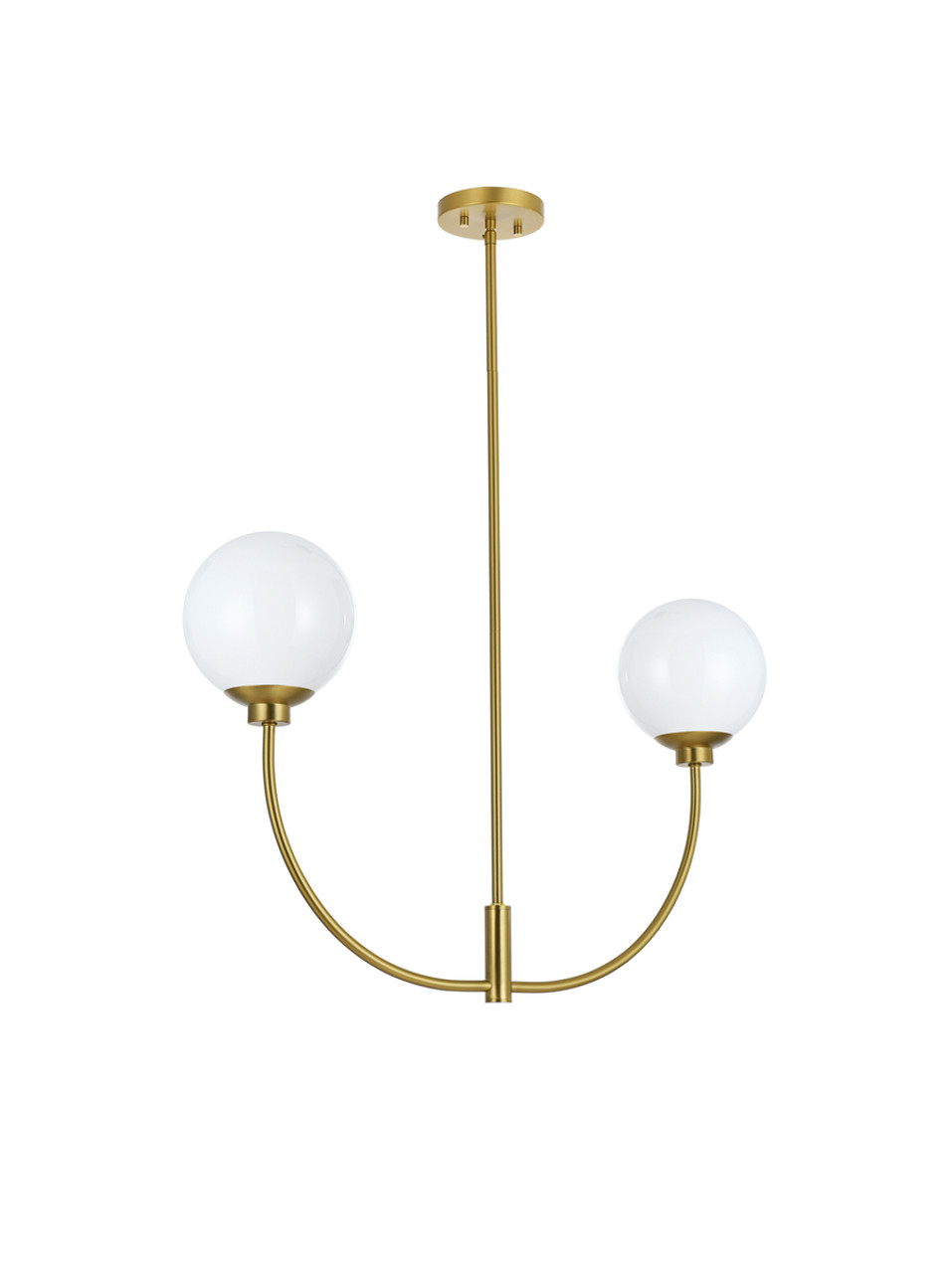 Living District LD816D30SG Nyomi 30 inch chandelier in Satin Gold