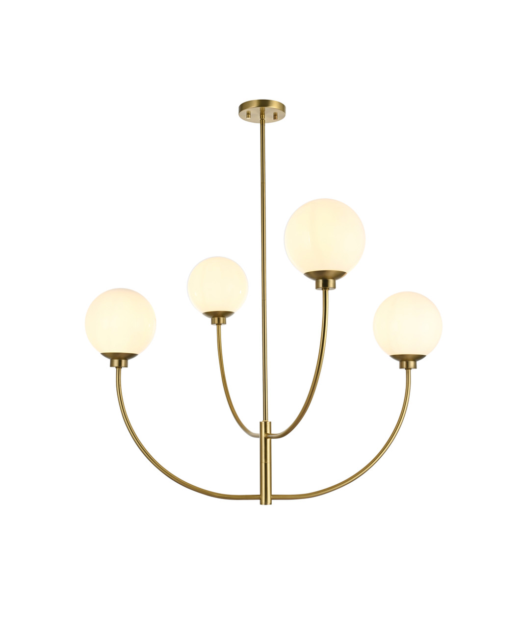 Living District LD814D36SG Nyomi 36 inch chandelier in Satin Gold