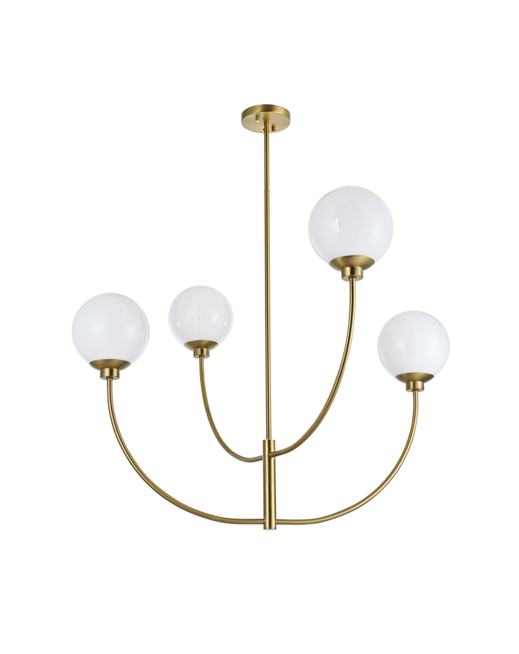 Living District LD814D36SG Nyomi 36 inch chandelier in Satin Gold