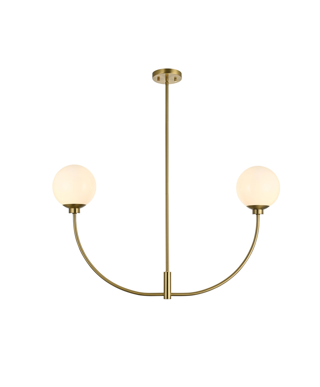 Living District LD816D36SG Nyomi 36 inch chandelier in Satin Gold