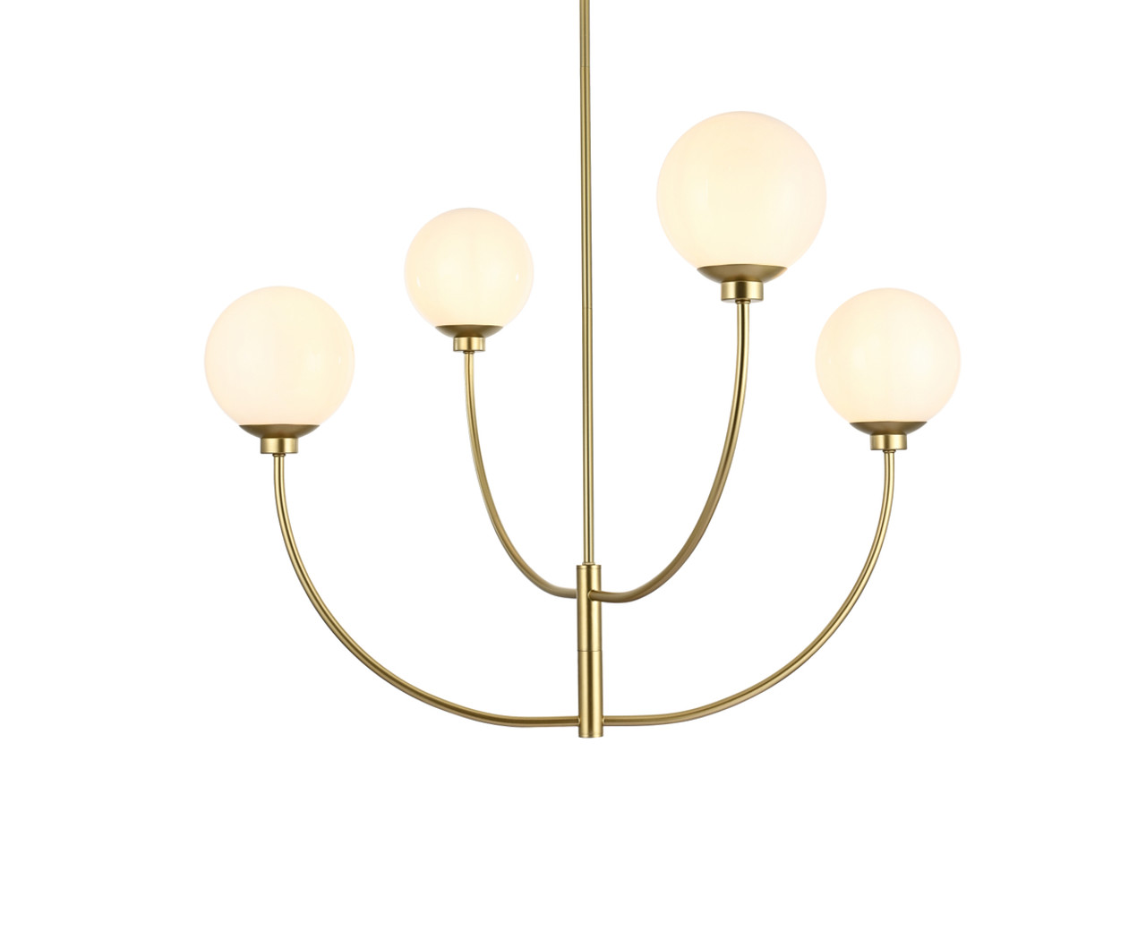 Living District LD814D36BR Nyomi 36 inch chandelier in Brass