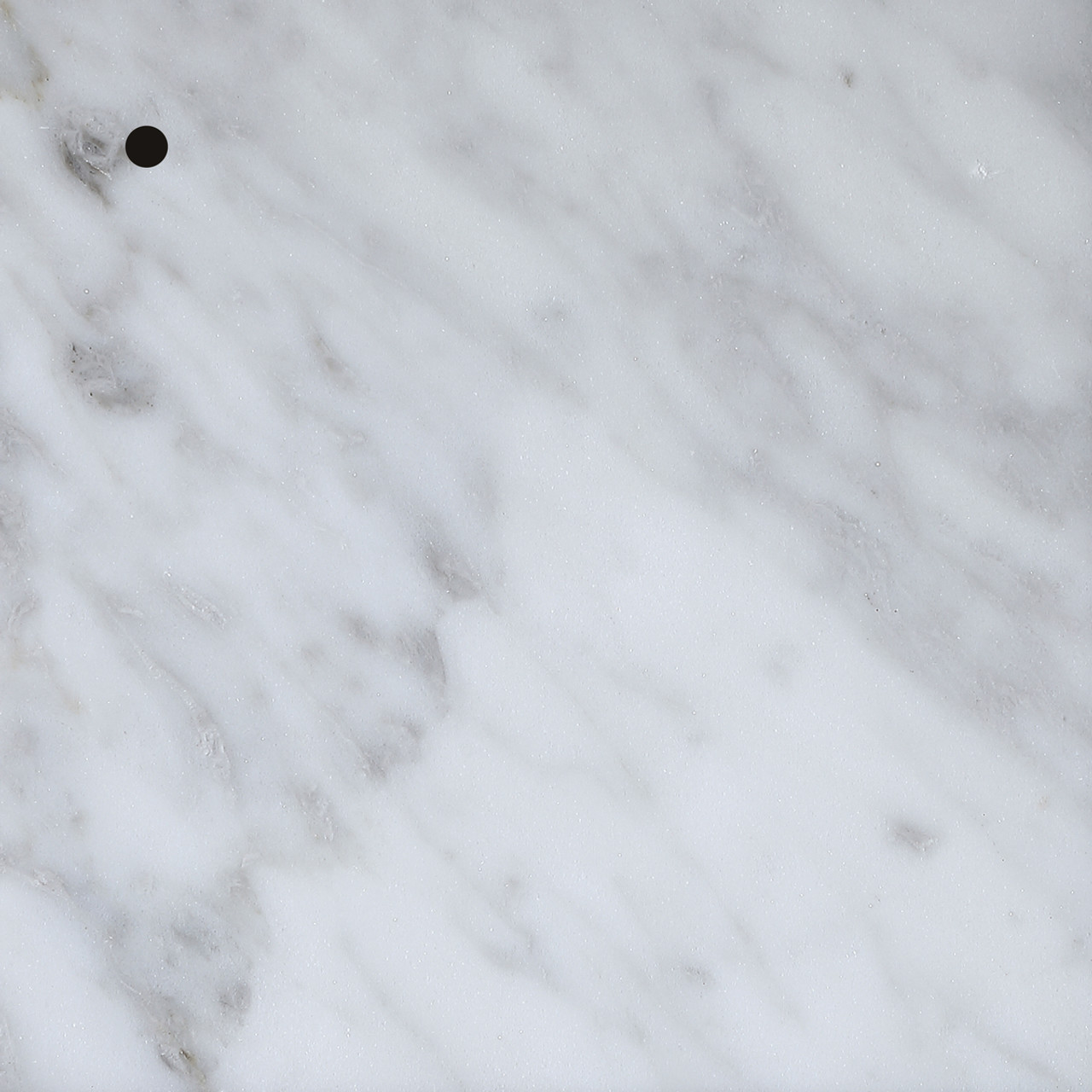 Elegant Kitchen and Bath ST-100 Stone finish sample in Carrara White Marble