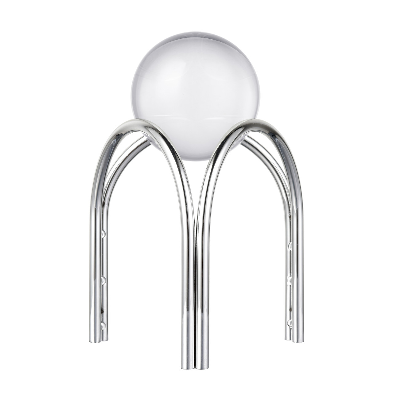 ELK HOME S0057-11221/S2 Sibyl Orb Stand - Set of 2 Silver