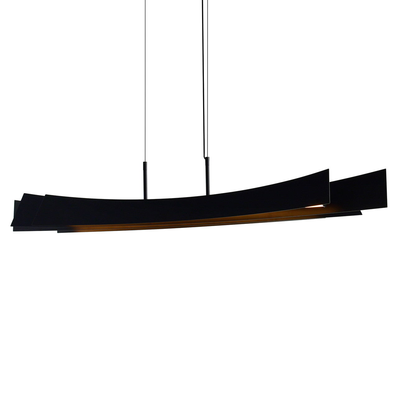 CWI LIGHTING 1698P50-101 Candora Integrated LED Black Chandelier