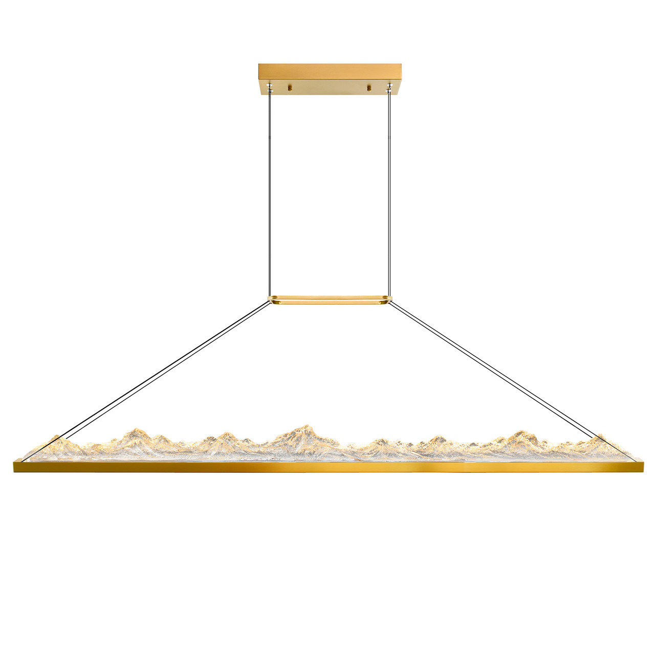 CWI LIGHTING 1601P62-624 Himalayas Integrated LED Brass Chandelier