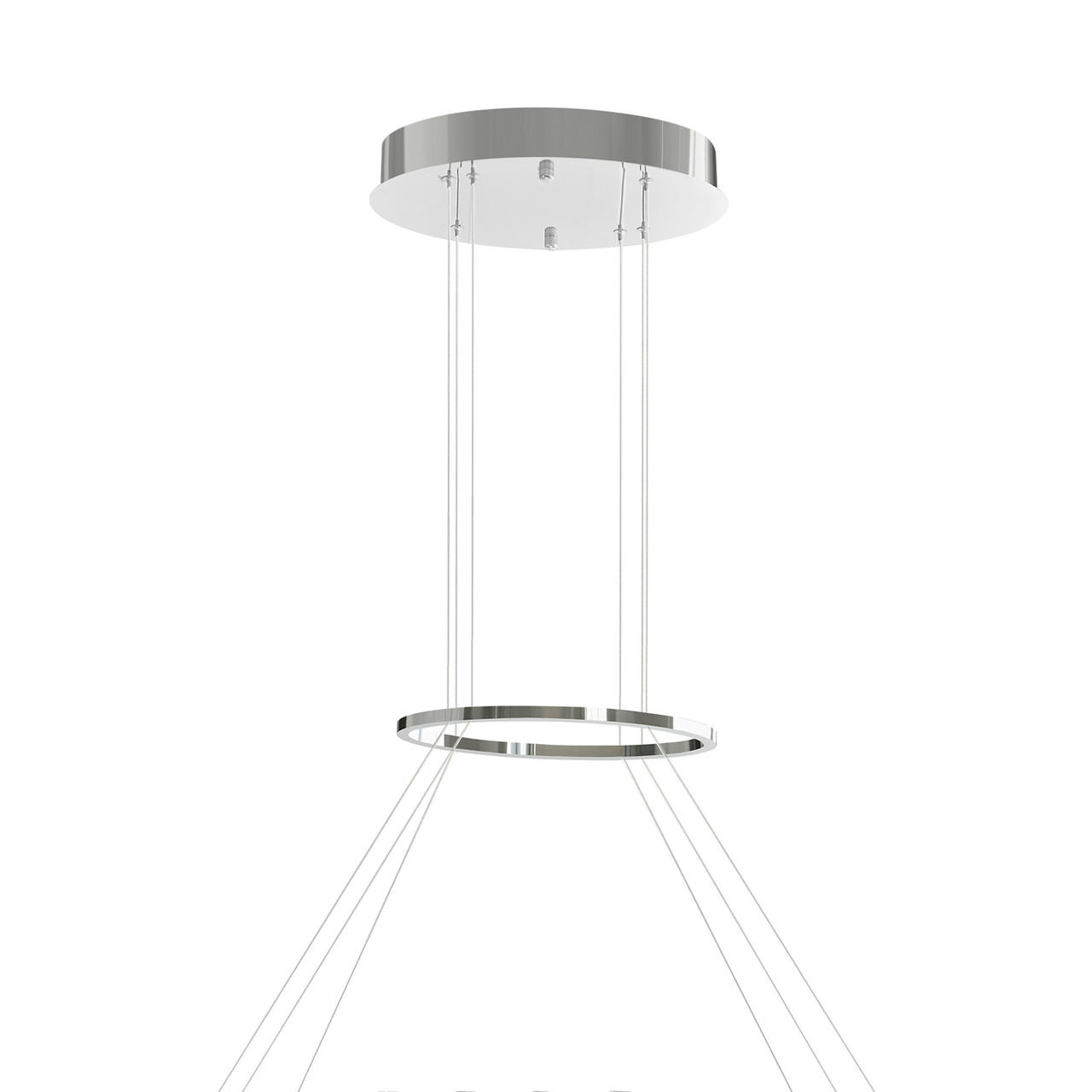 CWI LIGHTING 1220P52-601-O Glace Integrated LED Chrome Chandelier