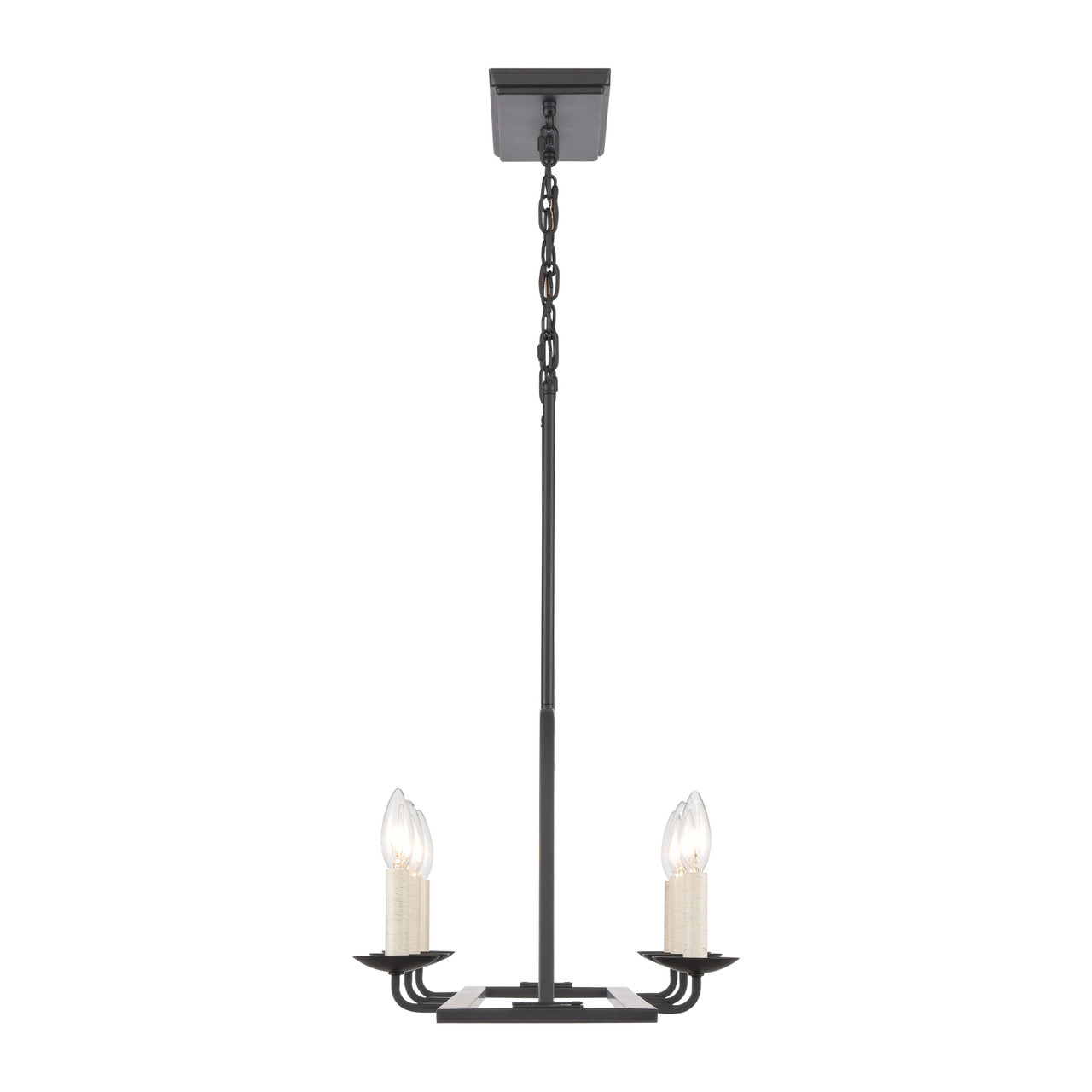 ELK HOME 90251/6 Ellisville 34'' Wide 6-Light Chandelier - Matte Black