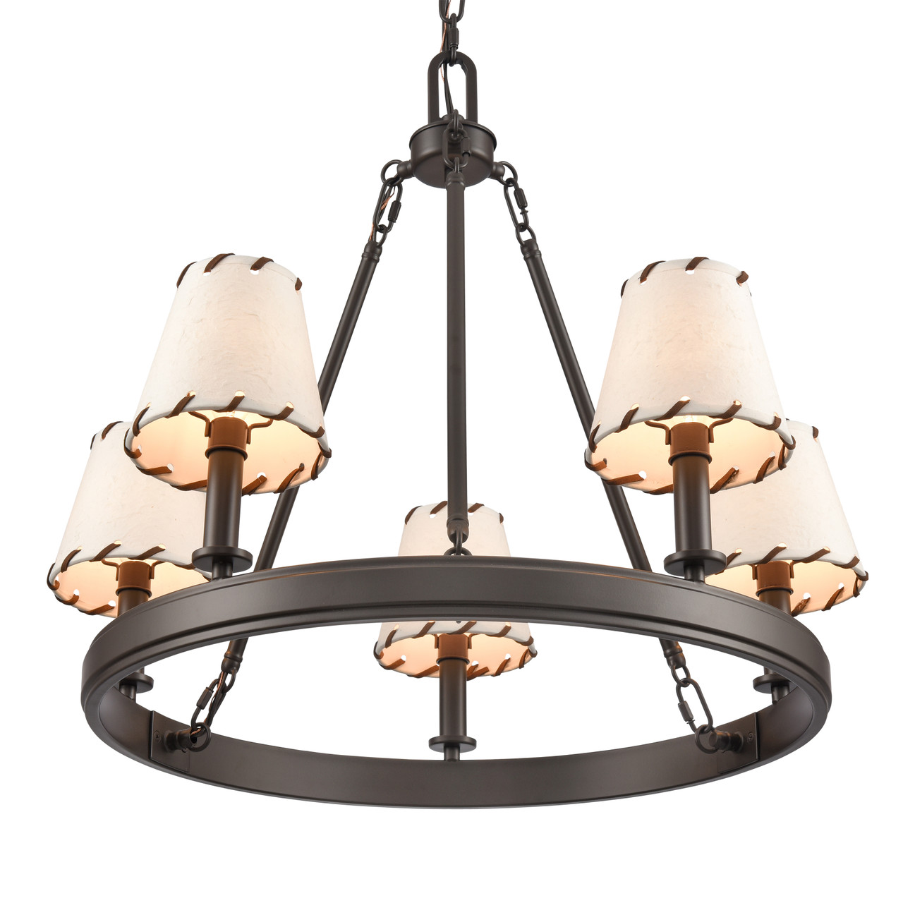 ELK HOME 90273/5 Marion 24.5'' Wide 5-Light Chandelier - Oil Rubbed Bronze