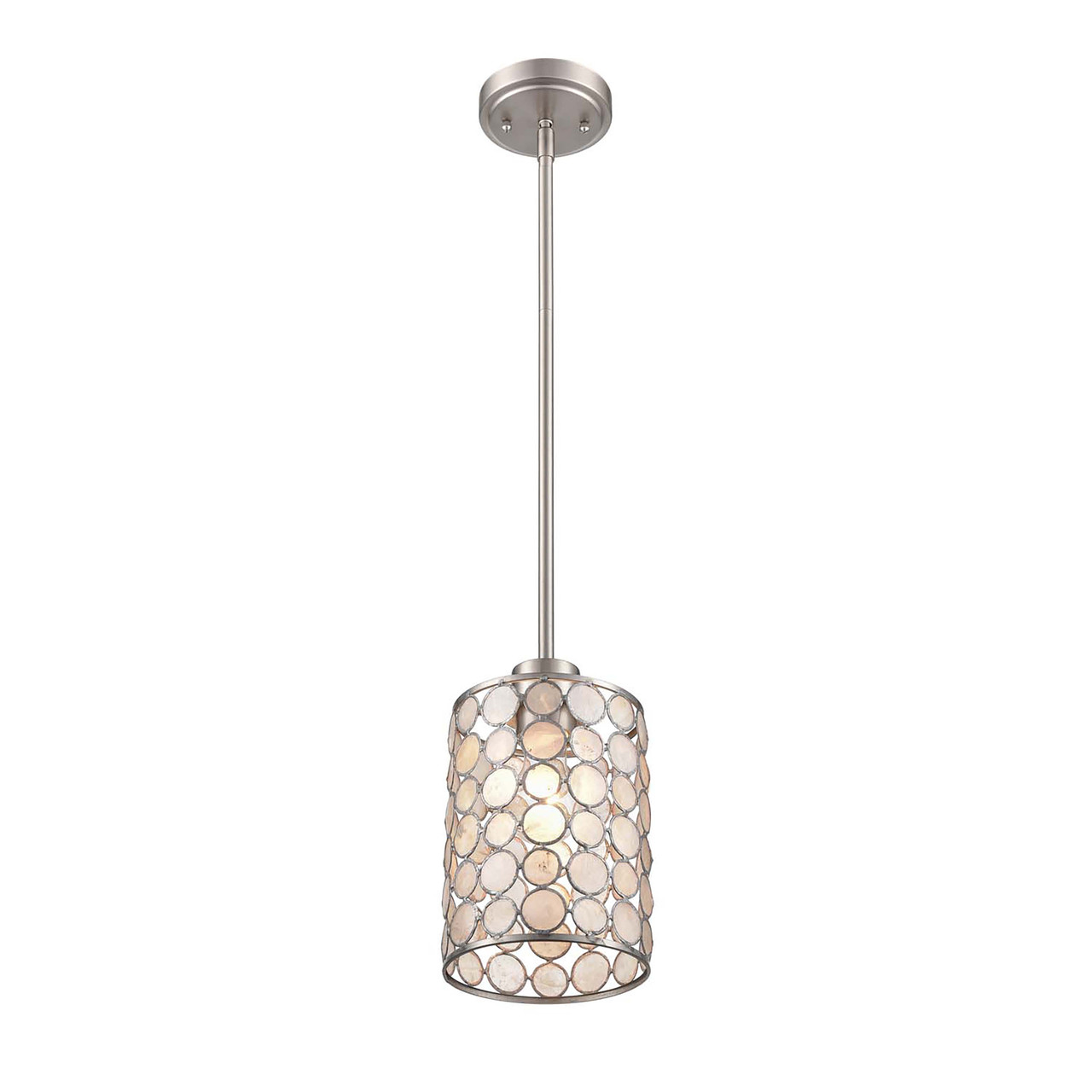 ELK HOME 85500/1 Sagamore 6'' Wide 1-Light Mini Pendant - Brushed Nickel