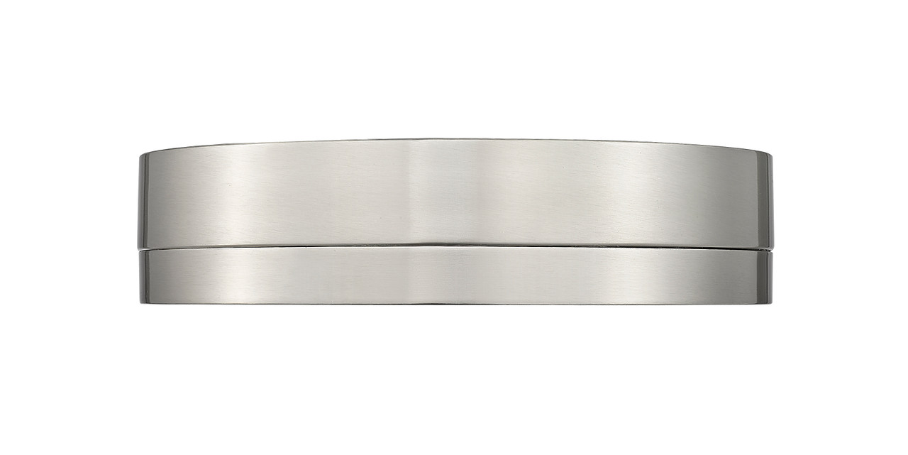 Z-LITE 1006F12-BN-LED 1 Light Flush Mount, Brushed Nickel