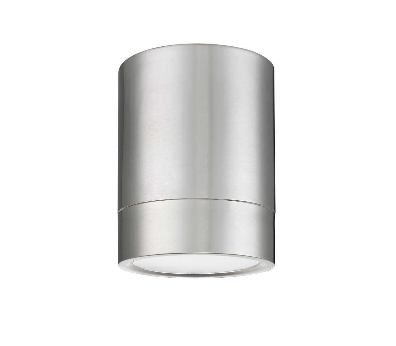 Z-LITE 1006F6-BN-LED 1 Light Flush Mount, Brushed Nickel