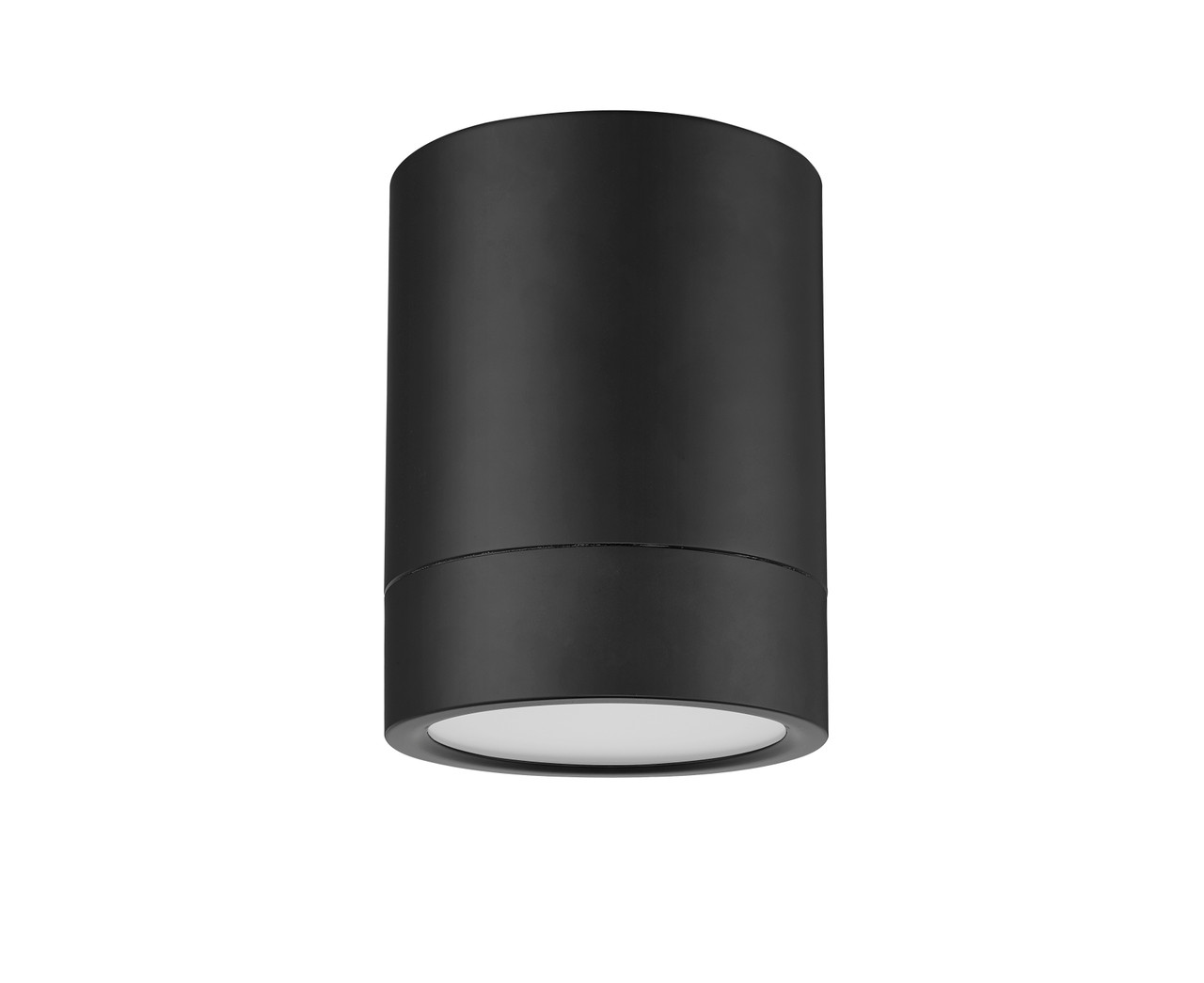 Z-LITE 1006F6-MB-LED 1 Light Flush Mount, Matte Black