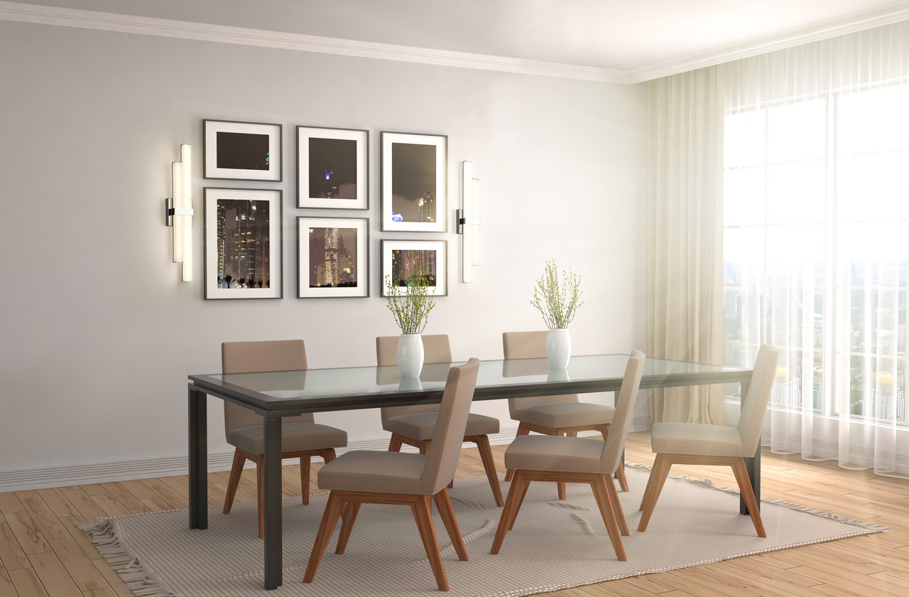 Z-LITE 1008-25W-CH-LED 2 Light Vanity, Chrome