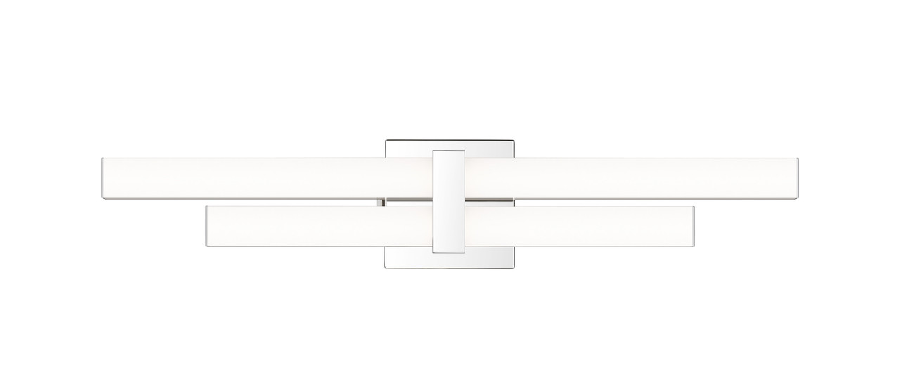 Z-LITE 1008-25W-CH-LED 2 Light Vanity, Chrome