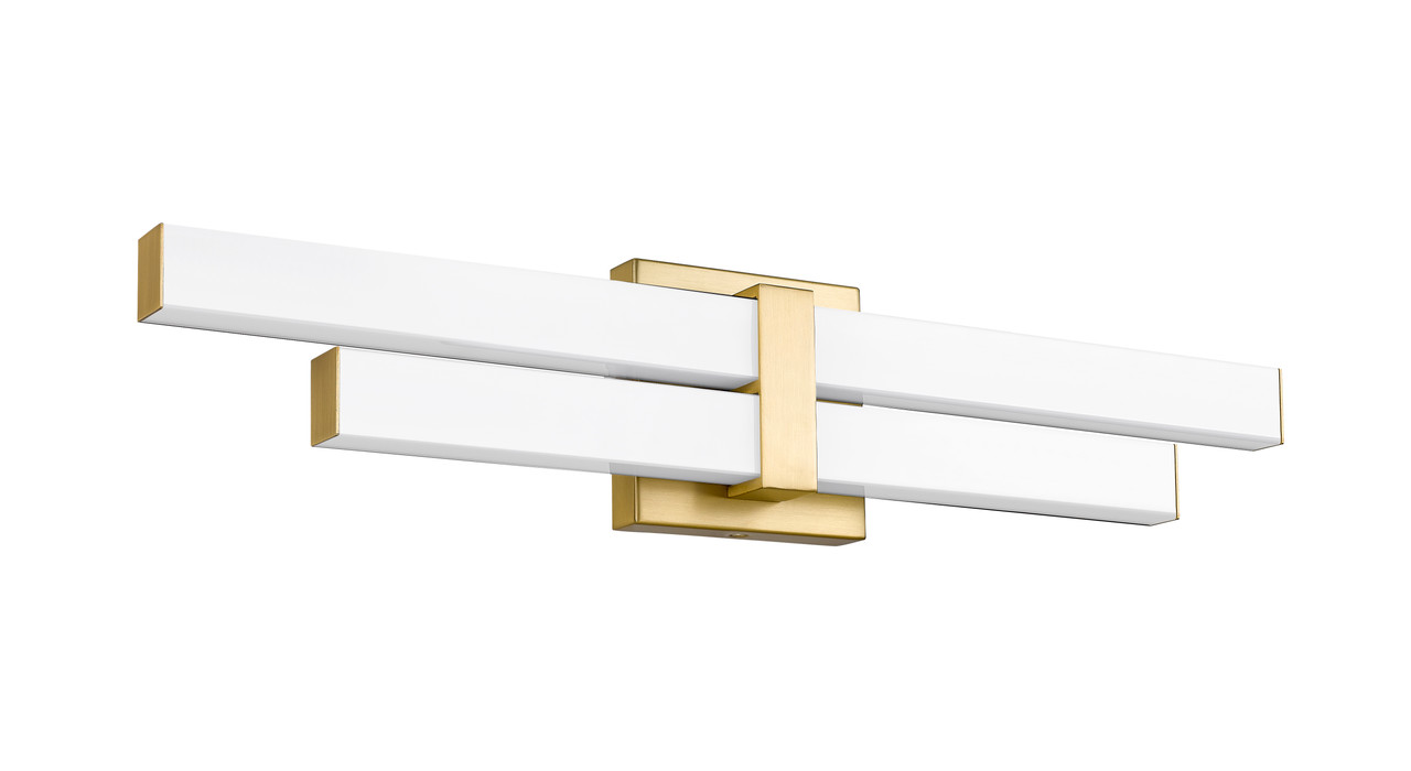 Z-LITE 1008-25W-MGLD-LED 2 Light Vanity, Modern Gold