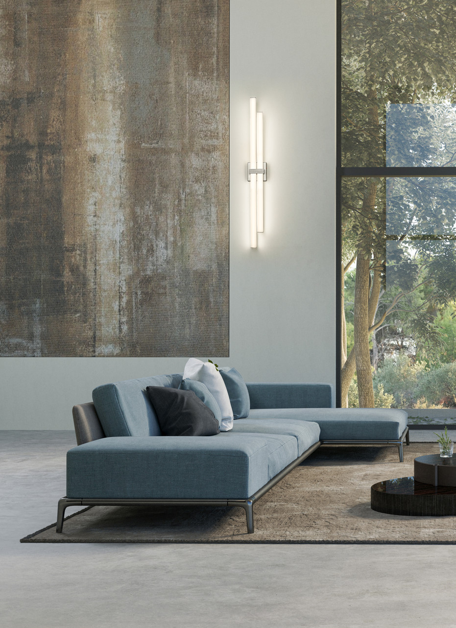 Z-LITE 1008-40W-BN-LED 2 Light Vanity, Brushed Nickel